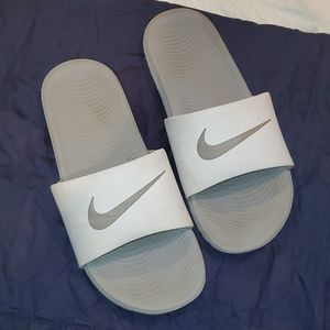 Nike White Slides
